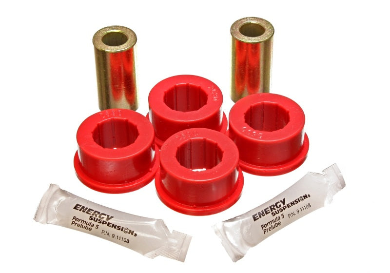 Energy Suspension 05-13 Ford Mustang Red Rear Track Arm Bushing Set - eliteracefab.com