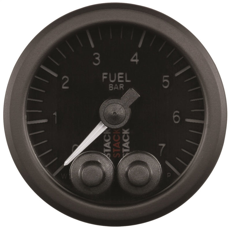 Autometer Stack 52mm 0-7 Bar M10 Male Pro-Control Fuel Pressure Gauge - Black ST3505