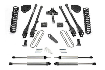 Fabtech 17-21 Ford F250/F350 4WD Diesel 6in 4Link Sys w/Coils & Dlss Shks - eliteracefab.com