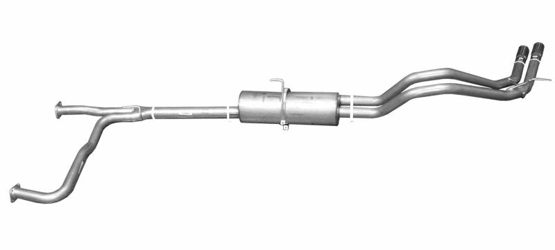 Gibson 04-10 Nissan Titan LE 5.6L 2.5in Cat-Back Dual Sport Exhaust - Stainless Gibson