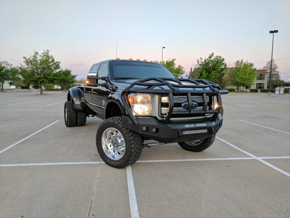 Road Armor 11-16 Ford F-250 Stealth Front Bumper w/Intimidator Guard - Tex Blk Road Armor