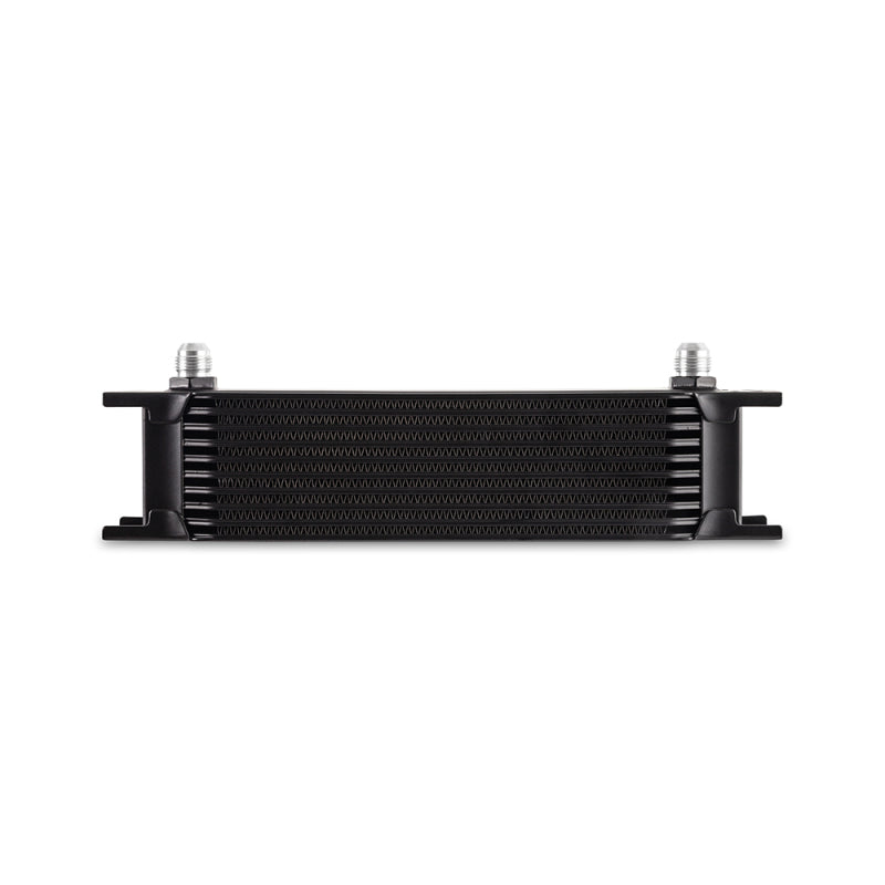 Mishimoto Universal -8AN 10 Row Oil Cooler - Black - eliteracefab.com