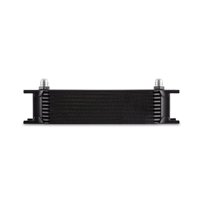 Mishimoto Universal -8AN 10 Row Oil Cooler - Black - eliteracefab.com