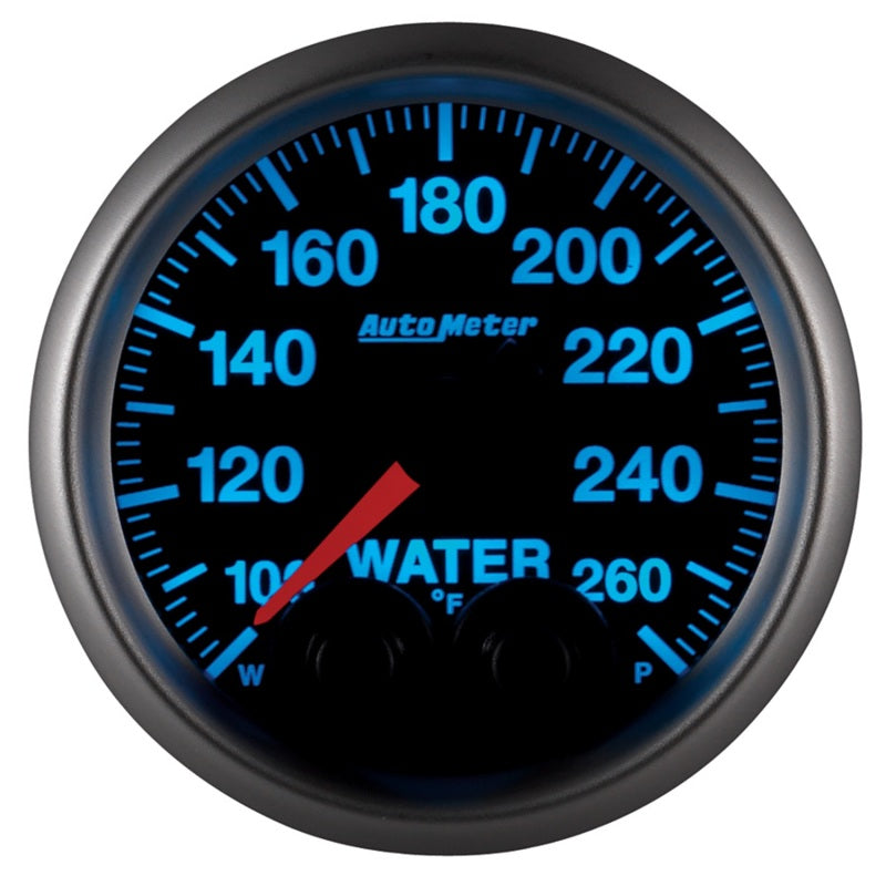 Autometer Elite 52mm 100-260 Degress F Water Temperature Peak and Warn Gauge w/ Electonic Control 5654