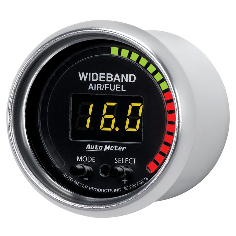 Autometer GS 52mm AFR or LAMBDA Digital Wideband Air/Fuel Ratio PRO Wideband A/F Kit 3878