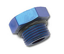 Load image into Gallery viewer, Russell Performance -6 AN Straight Thread Plug (Blue)