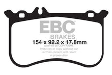 Load image into Gallery viewer, EBC 10-11 Mercedes-Benz CL550 5.5 AMG Sport Pkg Yellowstuff Front Brake Pads - eliteracefab.com