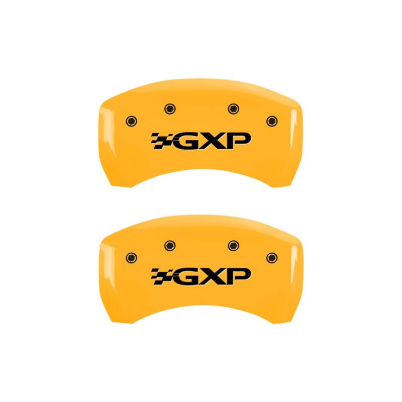 MGP 4 Caliper Covers Engraved Front Pontiac Rear Gxp Yellow Finish Black Char 2007 Pontiac Solstice MGP