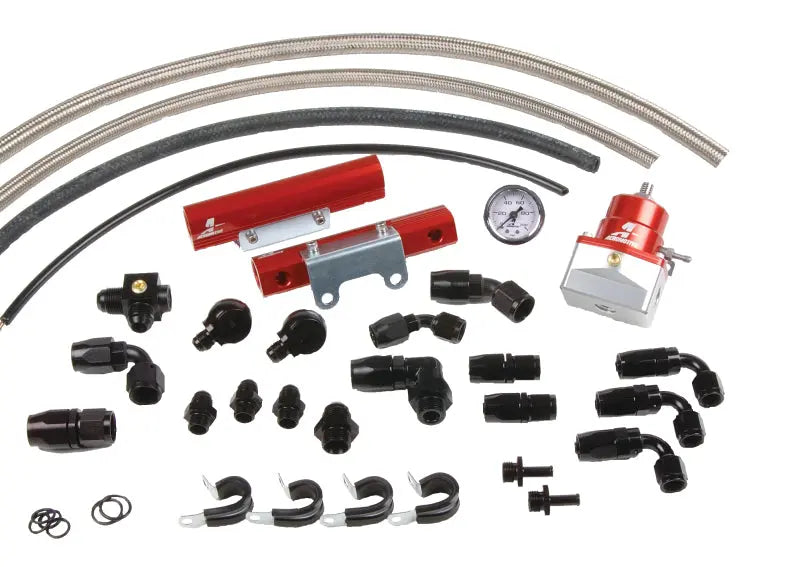 Aeromotive 14135 Fuel Rail System Kit, 2002-14 Subaru 2.0L WRX - eliteracefab.com