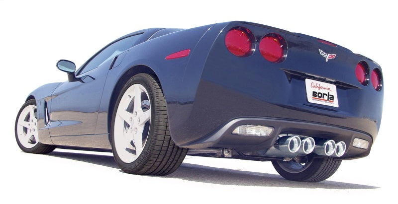 Borla 05-08 Corvette Coupe/Conv 6.0L/6.2L 8cyl 6spd RWD Touring SS Exhaust (rear section only) - eliteracefab.com