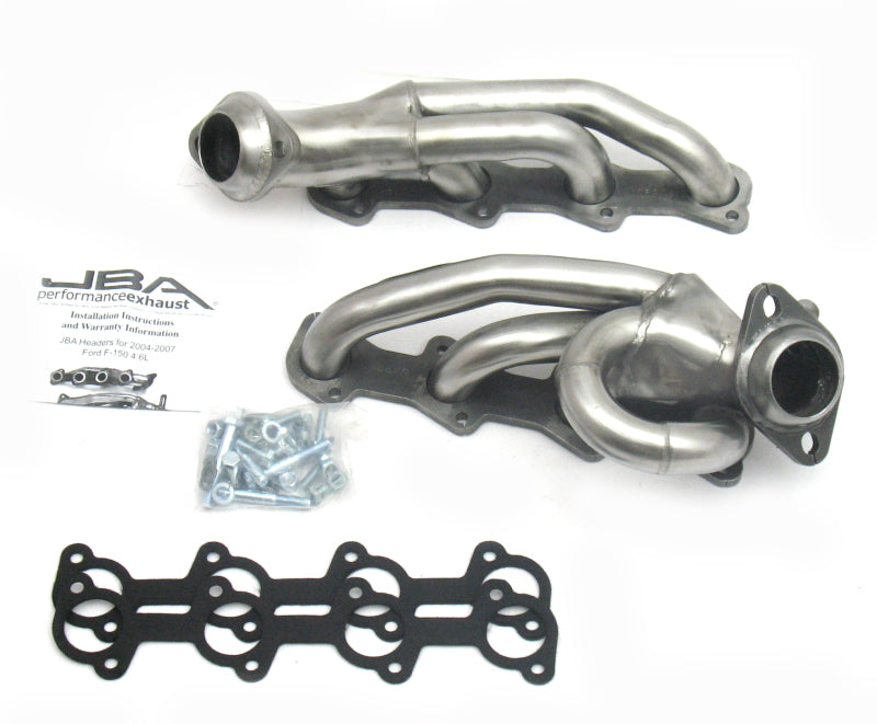 JBA 04-08 Ford F-150 4.6L 2V 1-1/2in Primary Raw 409SS Cat4Ward Header JBA