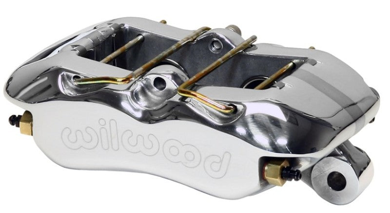 Wilwood Caliper-Forged Dynapro 4 5.25in Mount-Polish-Universal 1.38/1.38in Pistons .81in Disc Wilwood