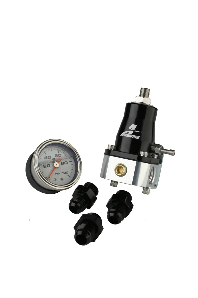 Aeromotive 13130 Compact EFI Regulator/Gauge/Fitting Kit - eliteracefab.com