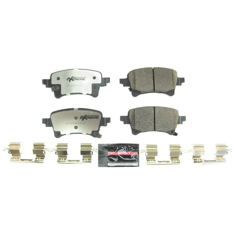 Power Stop 2020 Jeep Gladiator Rear Z36 Truck & Tow Brake Pads w/Hardware - eliteracefab.com