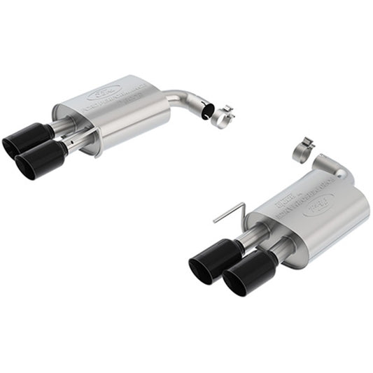 Ford Racing 2018 Mustang GT 5.0L Extreme Muffler Kit - Black Chrome Tips Ford Racing