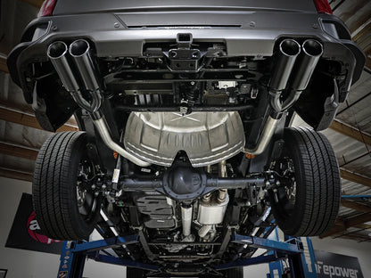 aFe Vulcan Series 4-3in 304SS Exhaust Cat-Back w/ Blk Tips 2019 GM Silverado/Sierra 1500 V8-6.2L aFe