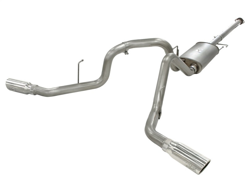 aFe MACHForce XP Exhausts 3inSS Dual Side Exit Cat-Back 11-14 Ford F150 Ecoboost V6-3.5L (TT) aFe