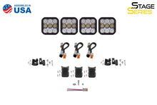 Load image into Gallery viewer, Diode Dynamics SS5 Pro Universal CrossLink 4-Pod Lightbar - Yellow Combo