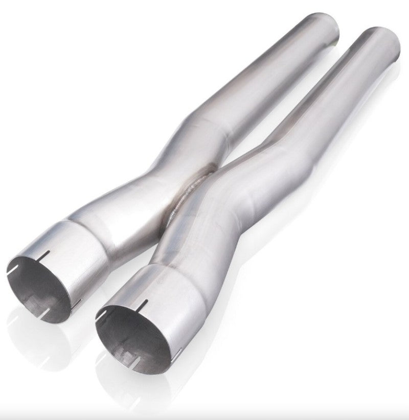 Stainless Works 3in X-Pipe (Parallel) w/ 4.125in Center-to-Center - 3in ID Expanded Inlets - eliteracefab.com