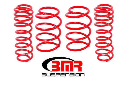 BMR LOWERING SPRINGS 1.5" DROP RED (05-14 MUSTANG) - eliteracefab.com