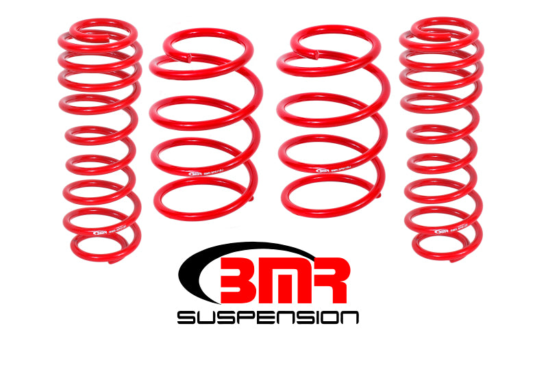 BMR LOWERING SPRINGS 1.5" DROP RED (05-14 MUSTANG) - eliteracefab.com