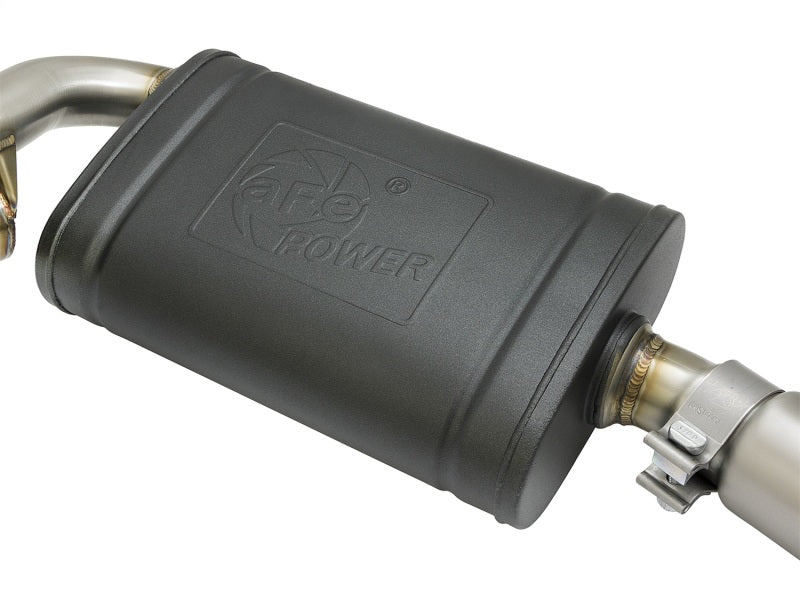 aFe MACHForce-Xp 2in 304 SS Cat-Back Exhaust w/Polished Tips 13-16 Porsche Boxster/Cayman 2.7L/3.4L aFe