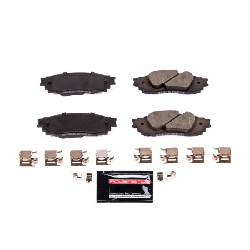 Power Stop 2019 Lexus ES300h Rear Z23 Evolution Sport Brake Pads w/Hardware PowerStop