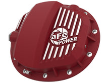 Load image into Gallery viewer, aFe Pro Series Rear Differential Cover Red w/ Machined Fins for 19-24 Chevy Silverado/Suburban/Tahoe/ GMC Sierra/Yukon - 46-71140R