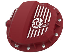 aFe Pro Series Rear Differential Cover Red w/ Machined Fins for 19-24 Chevy Silverado/Suburban/Tahoe/ GMC Sierra/Yukon - 46-71140R