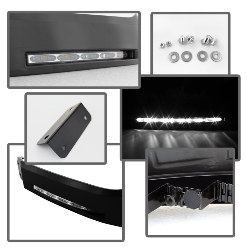 Spyder Toyota Tundra 07-13 Daytime LED Running Lights (XSP-X Model Look)wo/swtch Blk FL-DRL-TTU07-BK - eliteracefab.com