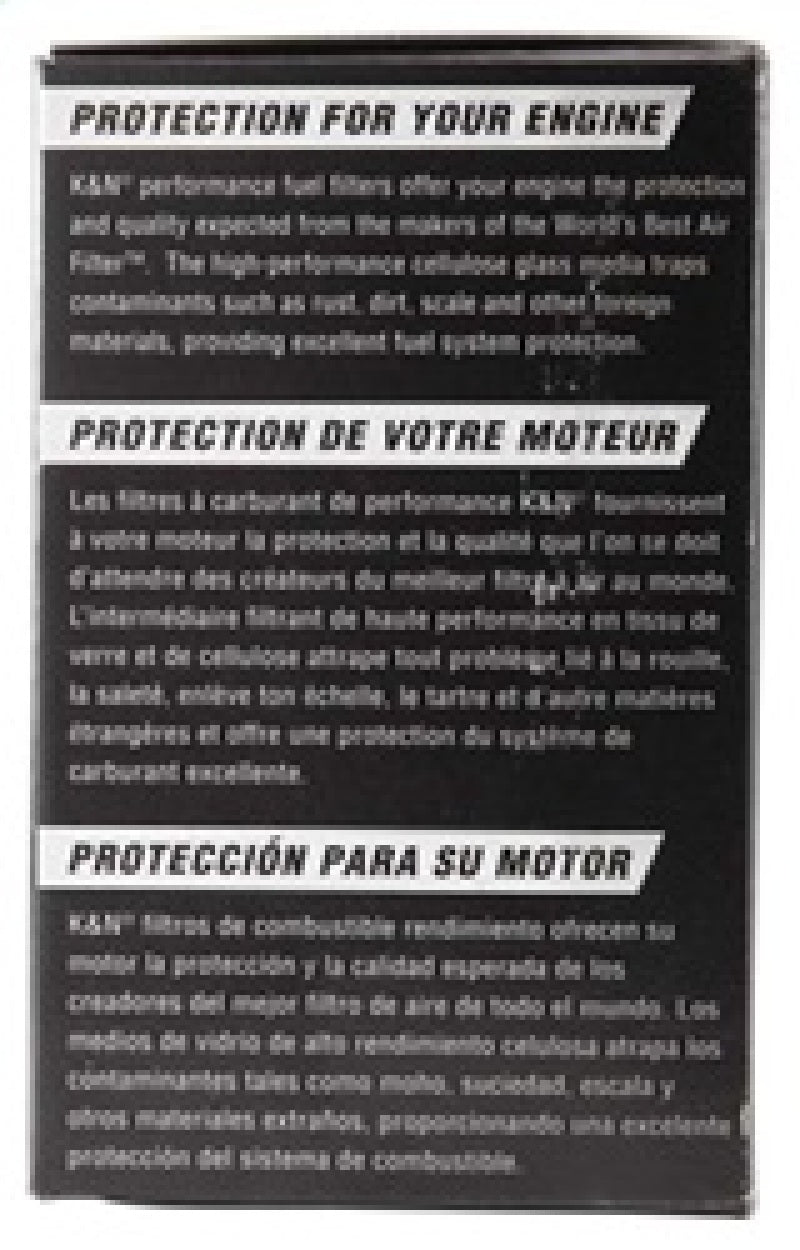 K&N Fuel Filter 88-01 Acura Integra 1.8L, 94-98 Honda Accord 2.2L - eliteracefab.com