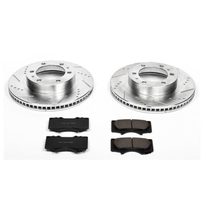 Power Stop 03-09 Toyota 4Runner Front Z23 Evolution Sport Brake Kit - eliteracefab.com