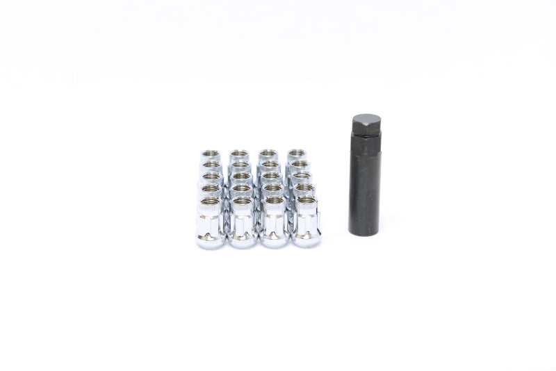 Wheel Mate Monster Lug 35 Short Lug Nut Set of 20 - Chrome 14x1.50 - eliteracefab.com