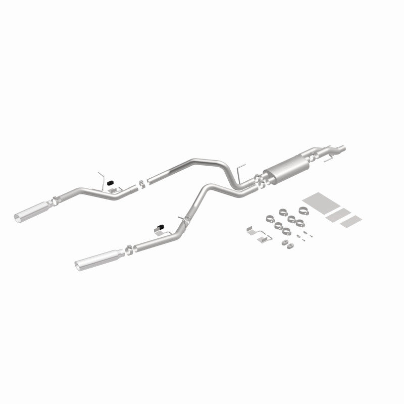 MagnaFlow 11 Ford F-150 3.7L/5.0L/6.2L SS Catback Exhaust Dual Split Rear Exit w/ 3.5in SS Tips Magnaflow