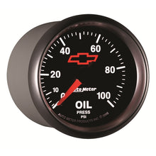 Load image into Gallery viewer, Autometer Sport-Comp II GM 52mm 0-100 PSI Mechanical Oil Pressure Gauge