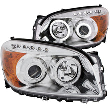 Load image into Gallery viewer, ANZO USA Toyota Rav4 Projector Headlights W/ Halo Chrome Ccfl; 2006-2008 - eliteracefab.com