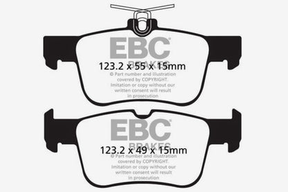 YellowStuff Rear Brake Pads - DP42160R EBC