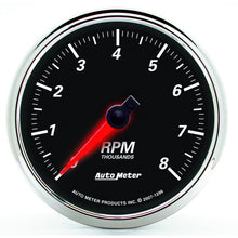 Load image into Gallery viewer, Autometer Designer Black II 3 3/8in 8000 RPM In-Dash Tachometer