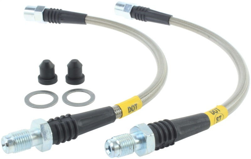 STOPTECH 03-09 MERCEDES E55/E63 / 03-10 E320/E350 COUPE / 03-09 E500/E550 REAR SS BRAKE LINE KIT, 950.35502 - eliteracefab.com