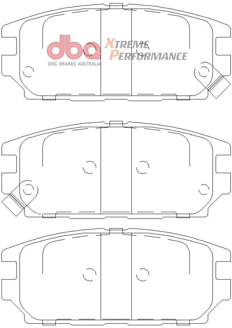 DBA Extreme Performance Front Brake Pads - DB1238XP DBA