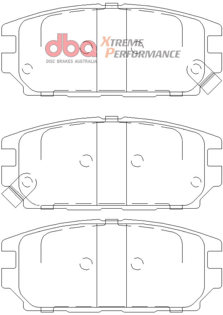 DBA Extreme Performance Front Brake Pads - DB1238XP