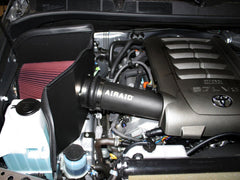 Airaid 07-14 Toyota Tundra/Sequoia 4.6L/5.7L V8 CAD Intake System w/ Tube (Oiled / Red Media) - eliteracefab.com