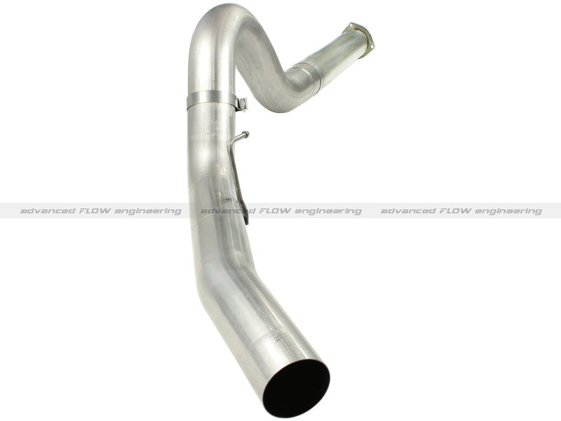 aFe MACHForce XP 5in DPF-Back Stainless Steel Exh Sys, No tip,Ford Diesel Trucks 11-14 V8-6.7L - eliteracefab.com