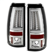 Load image into Gallery viewer, Spyder Chevy Silverado 1500/2500 03-06 Version 2 LED Tail Lights - Chrome ALT-YD-CS03V2-LED-C - eliteracefab.com