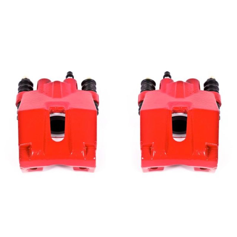 Power Stop 04-11 Ford F-150 Rear Red Calipers w/o Brackets - Pair - eliteracefab.com
