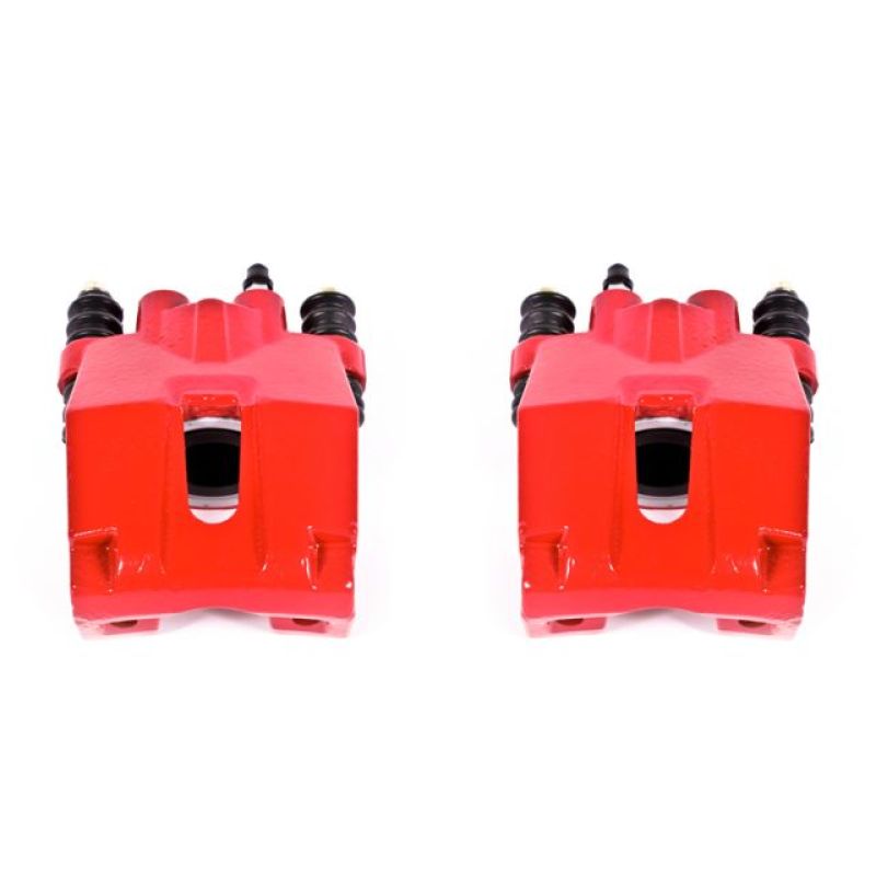 Power Stop 04-11 Ford F-150 Rear Red Calipers w/o Brackets - Pair - eliteracefab.com