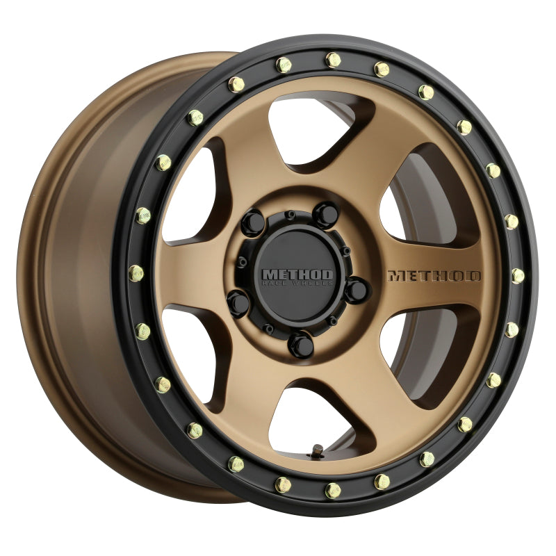 Method MR310 Con6 17x8.5 0mm Offset 5x5 71.5mm CB Method Bronze/Black Street Loc Wheel - eliteracefab.com