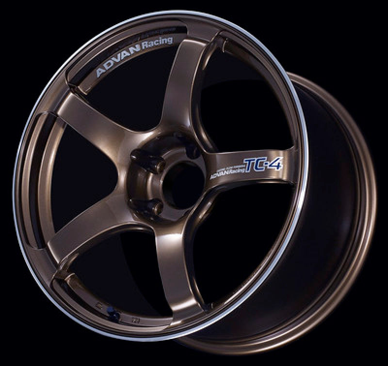 Advan TC4 17x9.0 +45 5-114.3 Umber Bronze Metallic & Ring Wheel - eliteracefab.com