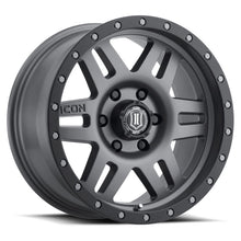 Load image into Gallery viewer, ICON Six Speed 17x8.5 6x5.5 25mm Offset 5.75in BS 108.1mm Bore Titanium Wheel