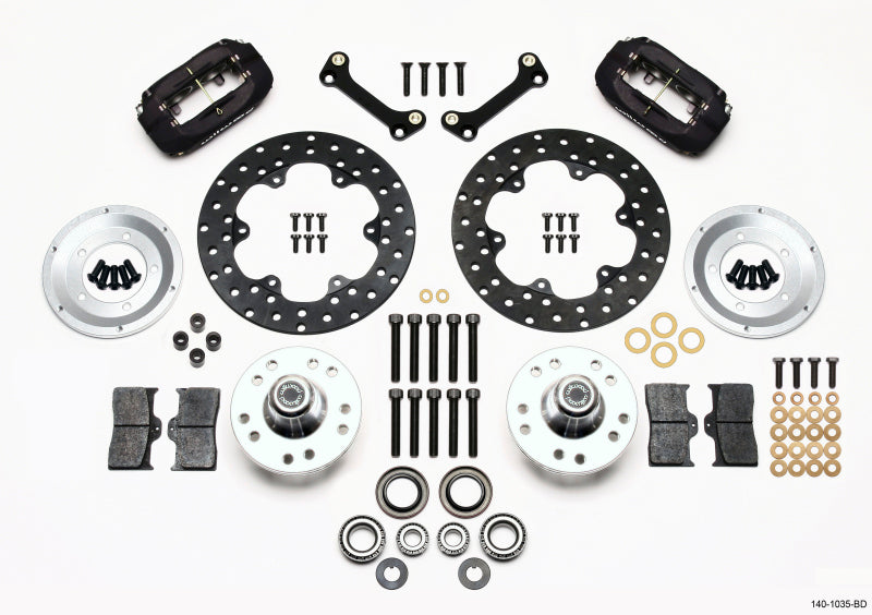 Wilwood Forged Dynalite Front Drag Kit Drilled Rotor 82-92 Camaro/Firebird Wilwood